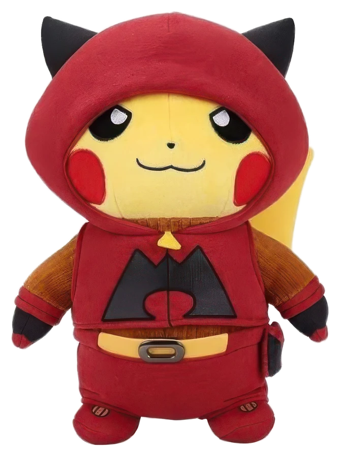 Pikachu Team Magma Gosedjur